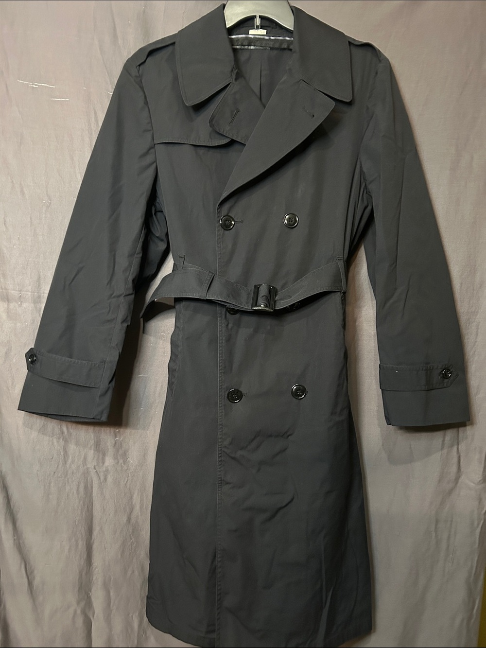 Men’s Vintage Military Trench Coat